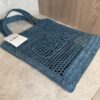 Chloe Woven Raffia Summer Banana Tote Bag