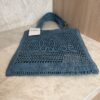 Chloe Woven Raffia Summer Banana Tote Bag