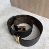 Louis Vuitton S-Lock 50mm Belt Black and Monogram