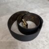 Louis Vuitton S-Lock 50mm Belt Black and Monogram
