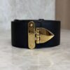 Louis Vuitton S-Lock 50mm Belt Black and Monogram