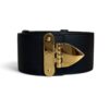 Louis Vuitton S-Lock 50mm Belt Black and Monogram