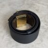 Louis Vuitton S-Lock 50mm Belt Black and Monogram