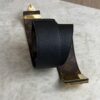 Louis Vuitton S-Lock 50mm Belt Black and Monogram