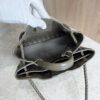 Bottega Veneta Nappa Intrecciato Small Andiamo Shoulder Bag Dark Green