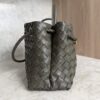 Bottega Veneta Nappa Intrecciato Small Andiamo Shoulder Bag Dark Green