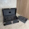 Louis Vuitton Damier Graphite Cufflinks Case Jewelry Case