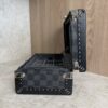 Louis Vuitton Damier Graphite Cufflinks Case Jewelry Case