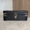 Louis Vuitton Damier Graphite Cufflinks Case Jewelry Case