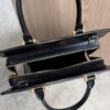 Saint Laurent (YSL) Uptown Tote Canvas with Leather Small