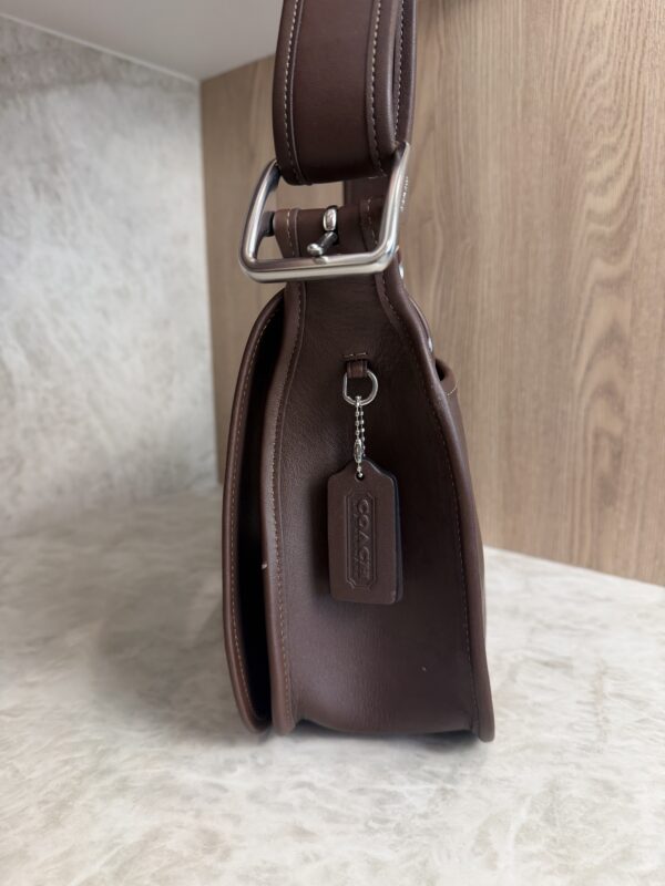 Coach Vintage Legacy Saddle Flap Bag Brown