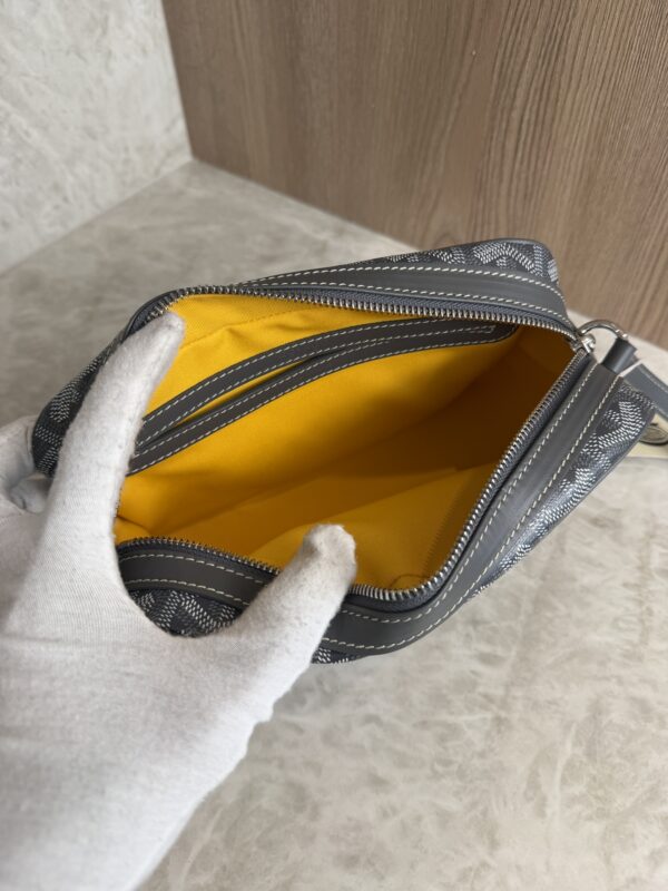 Goyard Cap Vert Bag Coated Canvas Grey