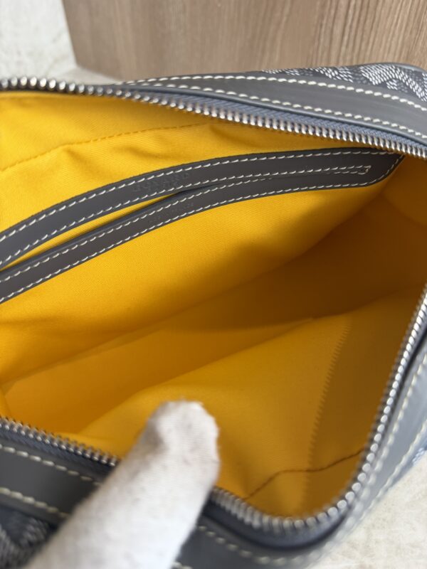 Goyard Cap Vert Bag Coated Canvas Grey