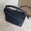 Loewe Women Mini Puzzle Edge Bag in Classic Calfskin Navy and GHW