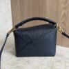 Loewe Women Mini Puzzle Edge Bag in Classic Calfskin Navy and GHW