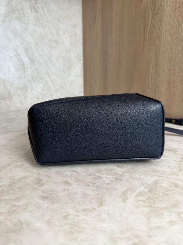 Loewe Women Mini Puzzle Edge Bag in Classic Calfskin Navy and GHW