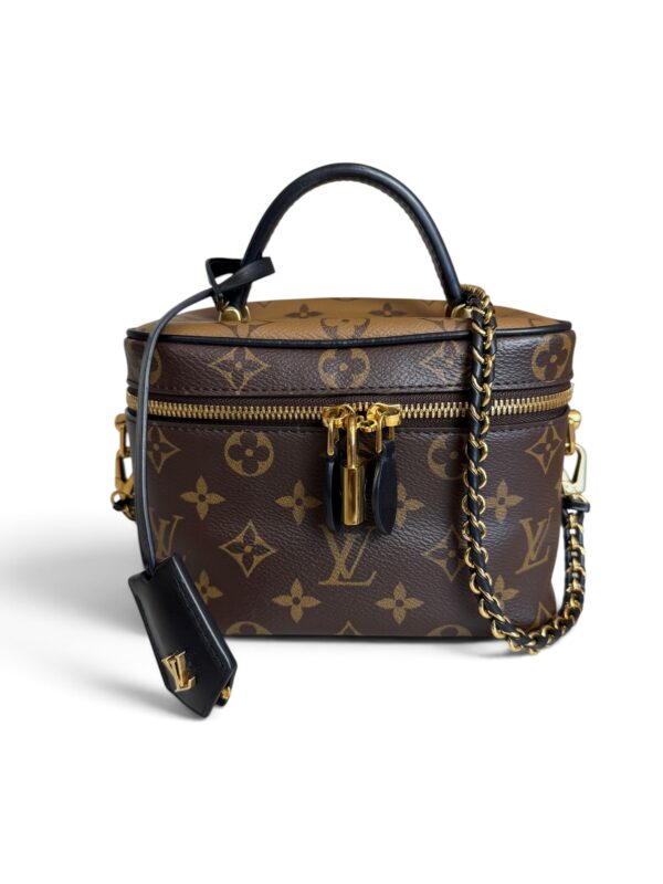 Louis Vuitton Vanity Handbag Reverse Monogram Canvas PM