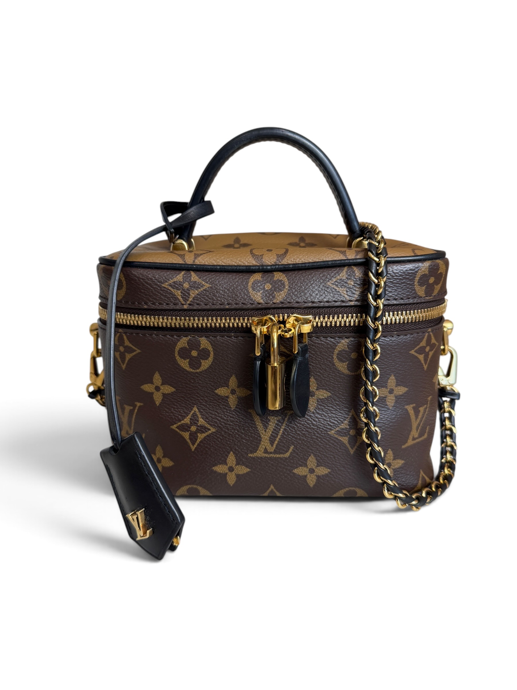 Louis Vuitton Vanity Handbag Reverse Monogram Canvas PM