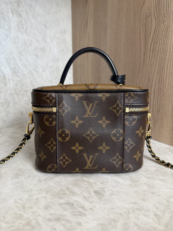 Louis Vuitton Vanity Handbag Reverse Monogram Canvas PM