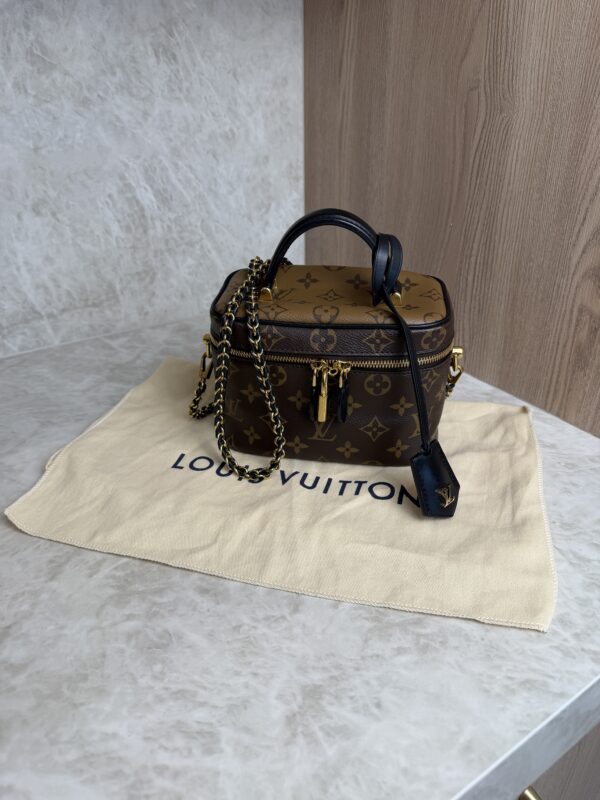 Louis Vuitton Vanity Handbag Reverse Monogram Canvas PM