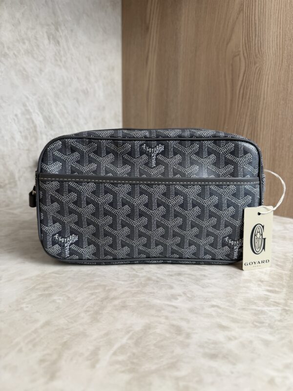 Goyard Cap Vert Bag Coated Canvas Grey