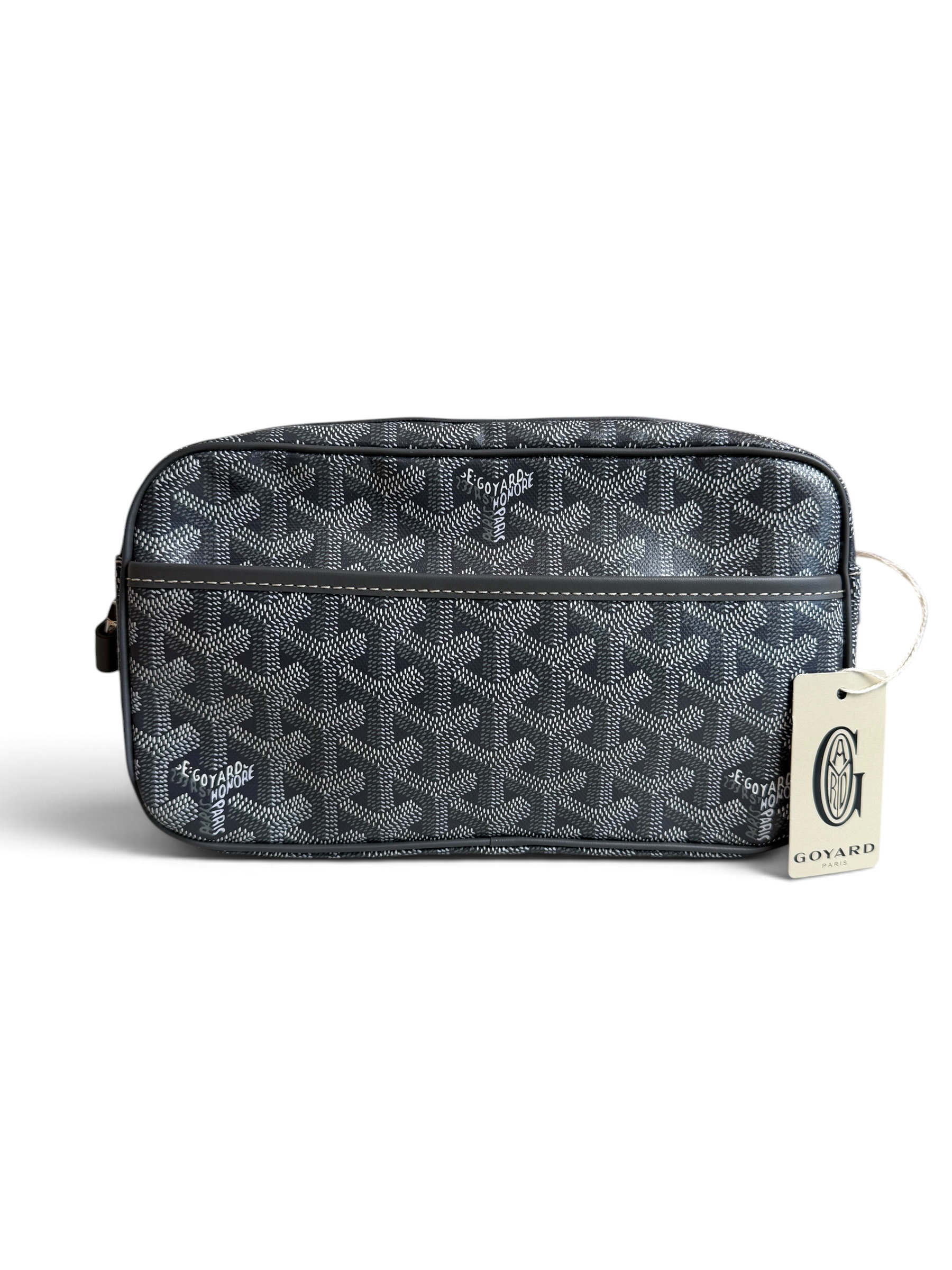 Goyard Cap Vert Bag Coated Canvas Grey