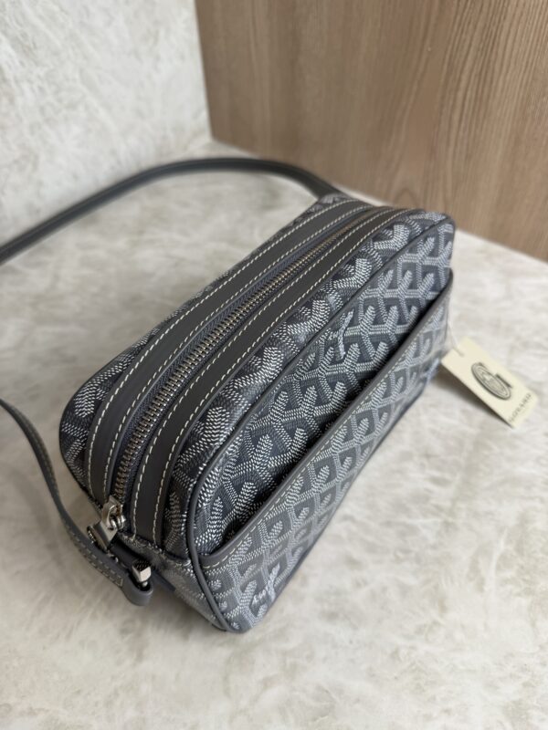 Goyard Cap Vert Bag Coated Canvas Grey