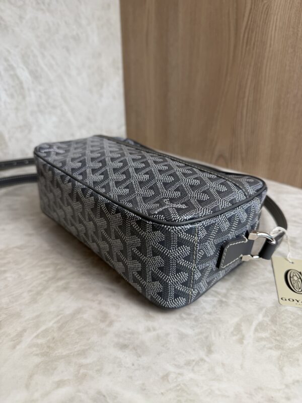 Goyard Cap Vert Bag Coated Canvas Grey