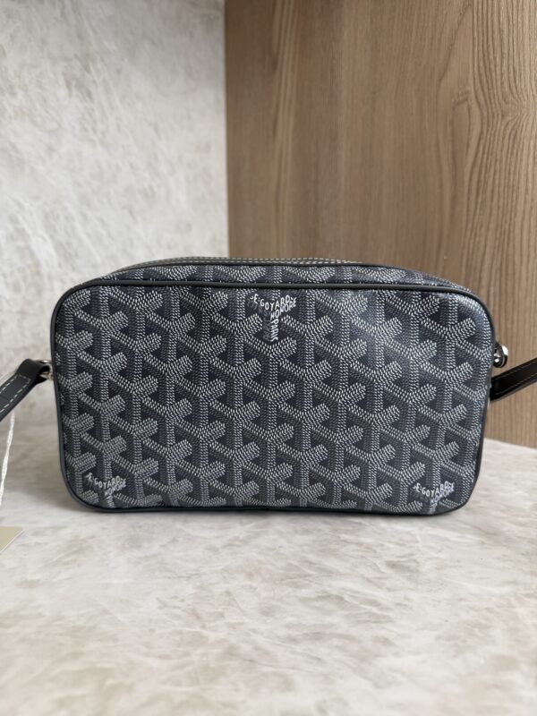 Goyard Cap Vert Bag Coated Canvas Grey