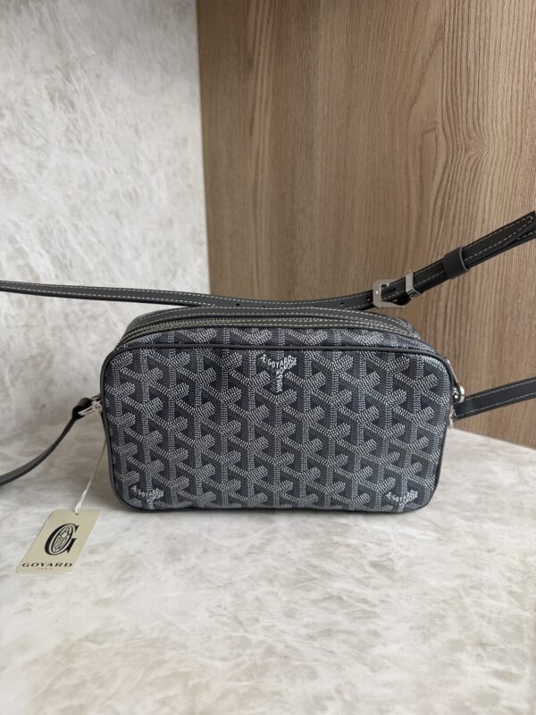 Goyard Cap Vert Bag Coated Canvas Grey
