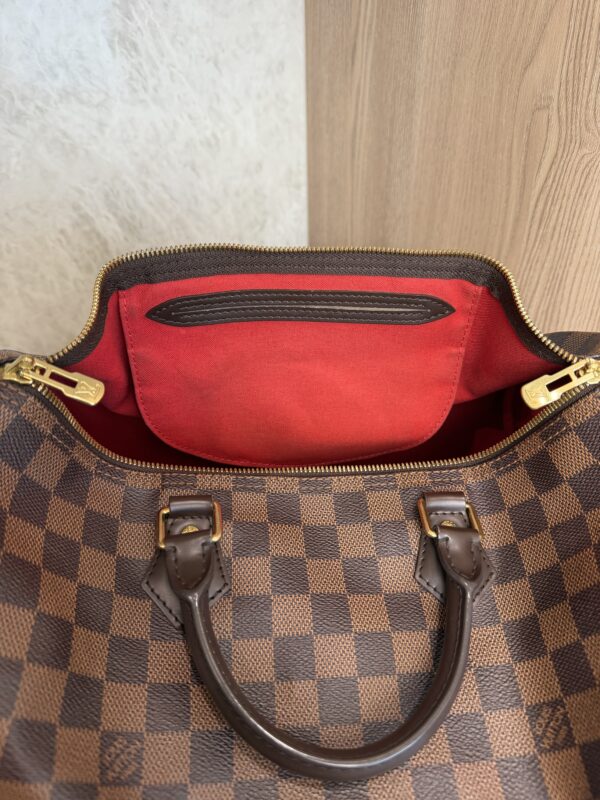 Louis Vuitton Damier Ebene Speedy 35 Bandouliere