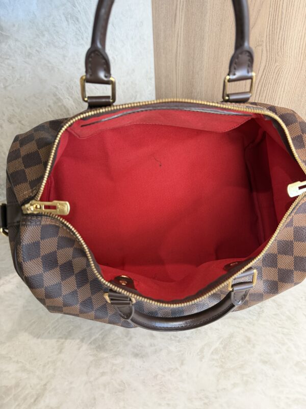 Louis Vuitton Damier Ebene Speedy 35 Bandouliere