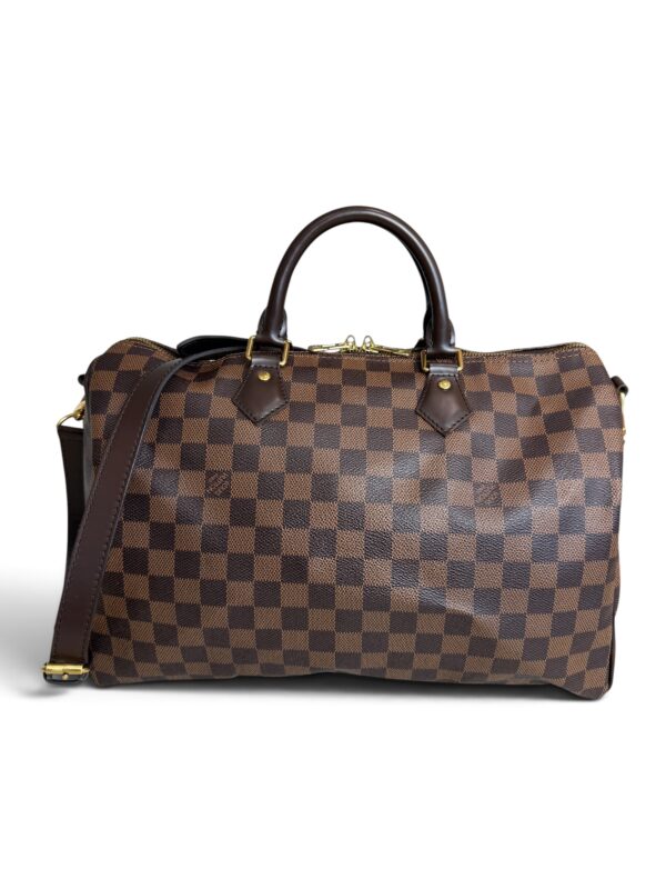 Louis Vuitton Damier Ebene Speedy 35 Bandouliere