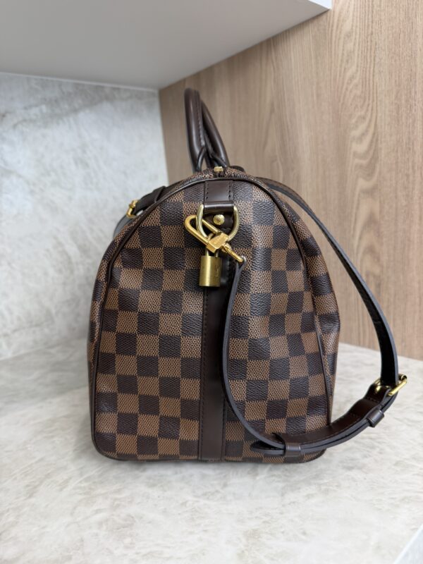 Louis Vuitton Damier Ebene Speedy 35 Bandouliere