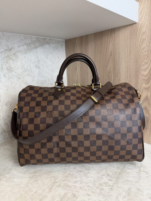 Louis Vuitton Damier Ebene Speedy 35 Bandouliere