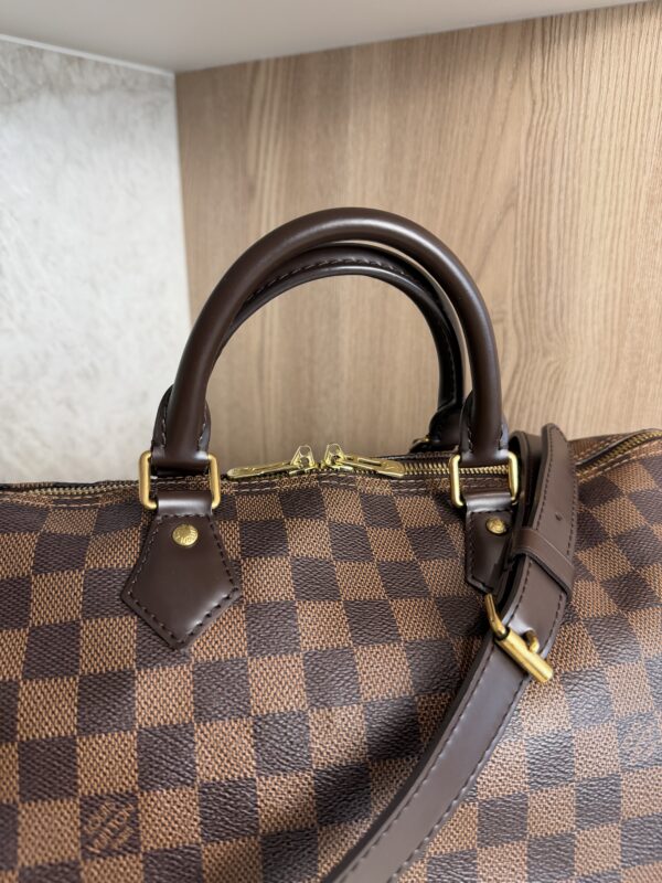 Louis Vuitton Damier Ebene Speedy 35 Bandouliere