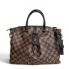 Louis Vuitton Damier Ebene Odeon Tote MM Black