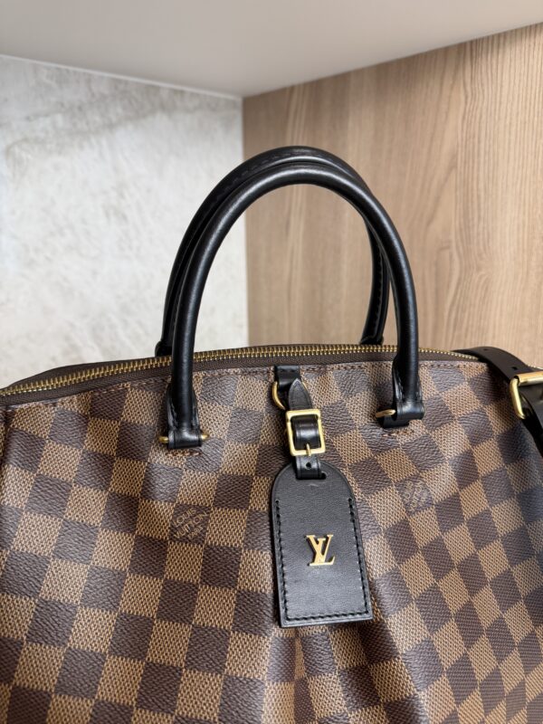 Louis Vuitton Damier Ebene Odeon Tote MM Black
