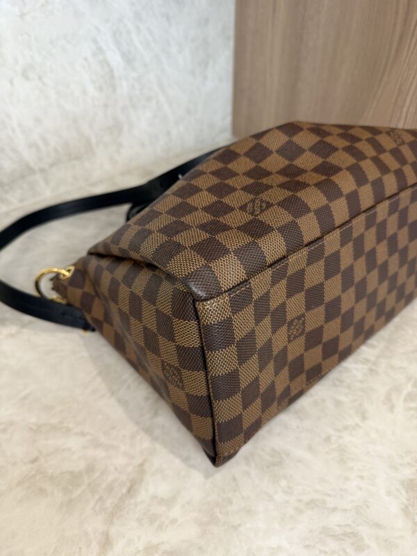 Louis Vuitton Damier Ebene Odeon Tote MM Black