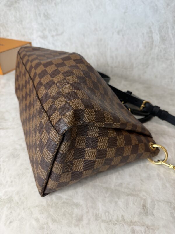 Louis Vuitton Damier Ebene Odeon Tote MM Black