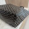Goyard Goyardine Saint Louis PM Black and Black Leather