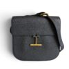 Tom Ford Tara Medium Crossbody in Grained Leather with Leather Strap Black
