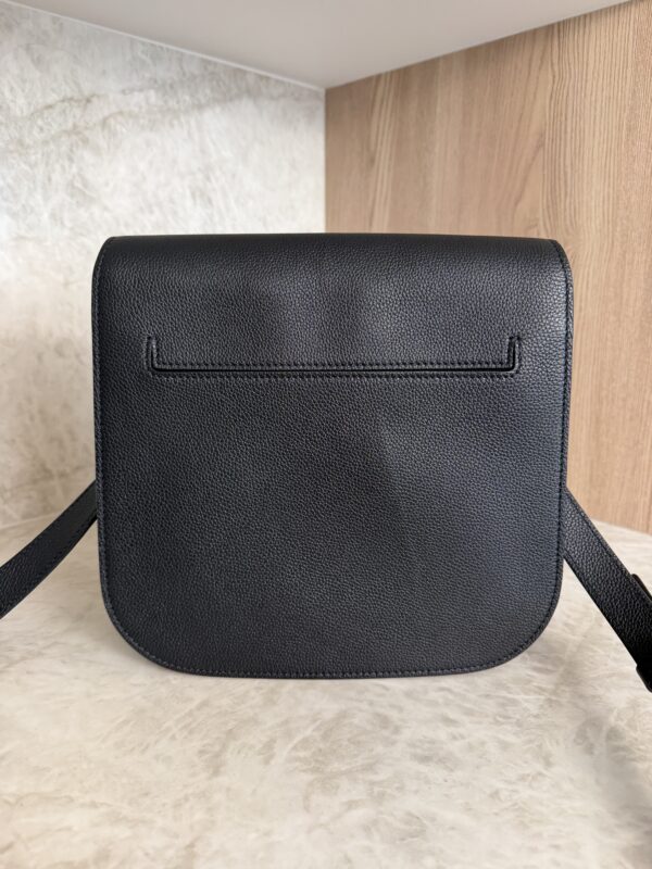 Tom Ford Tara Medium Crossbody in Grained Leather with Leather Strap Black