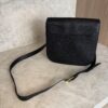 Tom Ford Tara Medium Crossbody in Grained Leather with Leather Strap Black