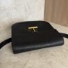 Tom Ford Tara Medium Crossbody in Grained Leather with Leather Strap Black