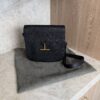 Tom Ford Tara Medium Crossbody in Grained Leather with Leather Strap Black