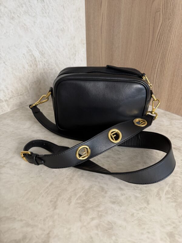 Fendi Vitello Century F is Fendi Camera Case Black