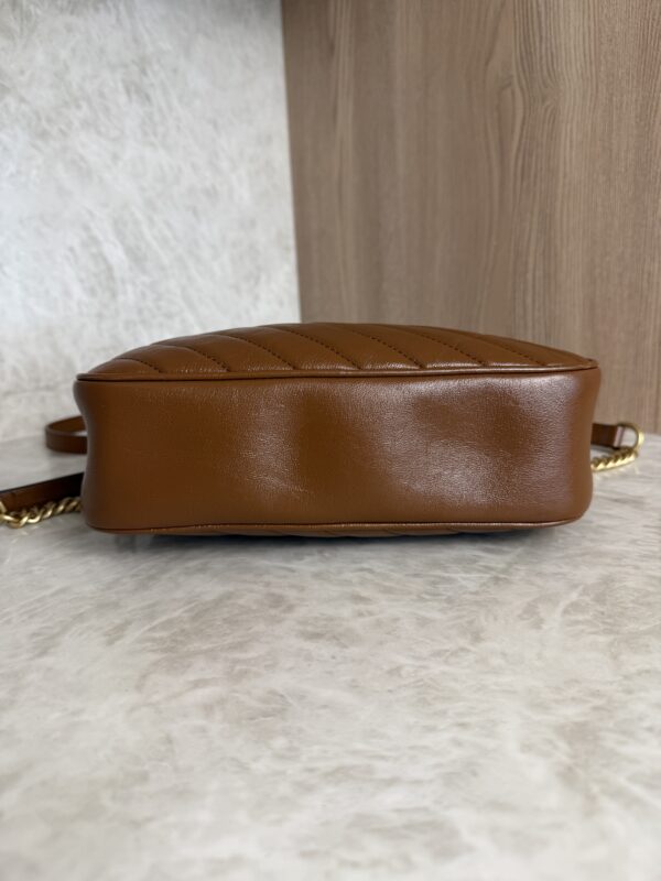 Gucci Matelasse Small GG Marmont Caramel