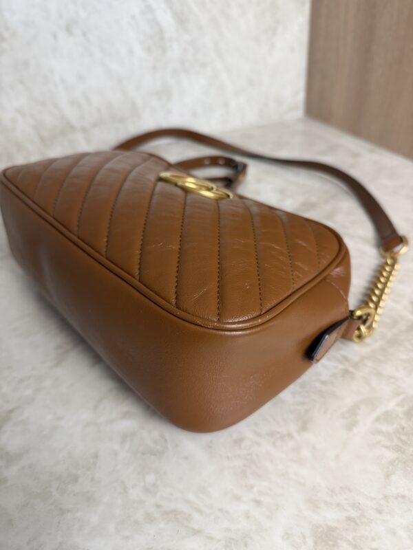 Gucci Matelasse Small GG Marmont Caramel