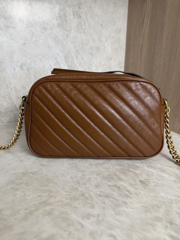 Gucci Matelasse Small GG Marmont Caramel